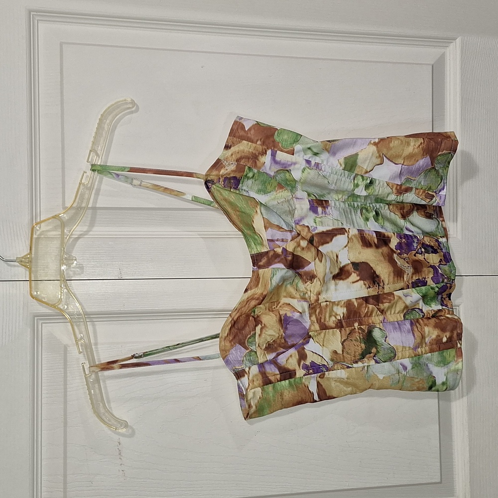 PrettyLittleThings corset sleeveless top - size 12